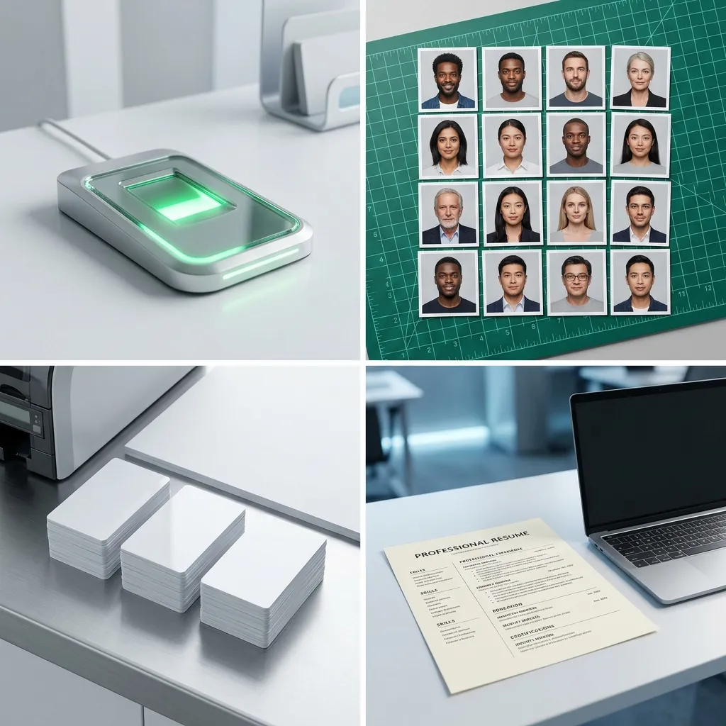 Identity services — CNIC, passport photos, PVC cards, NADRA biometric