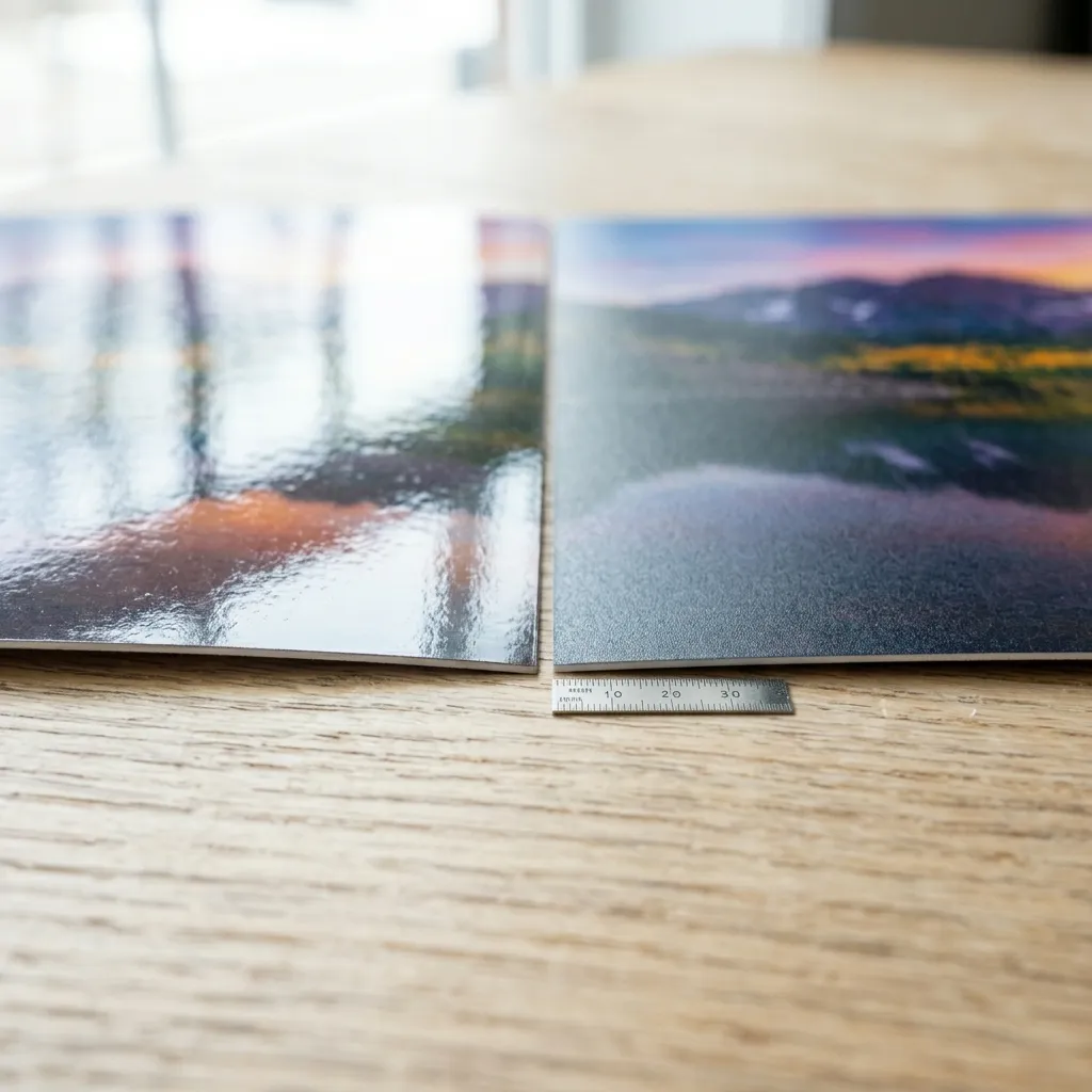 Matte & Glossy Print