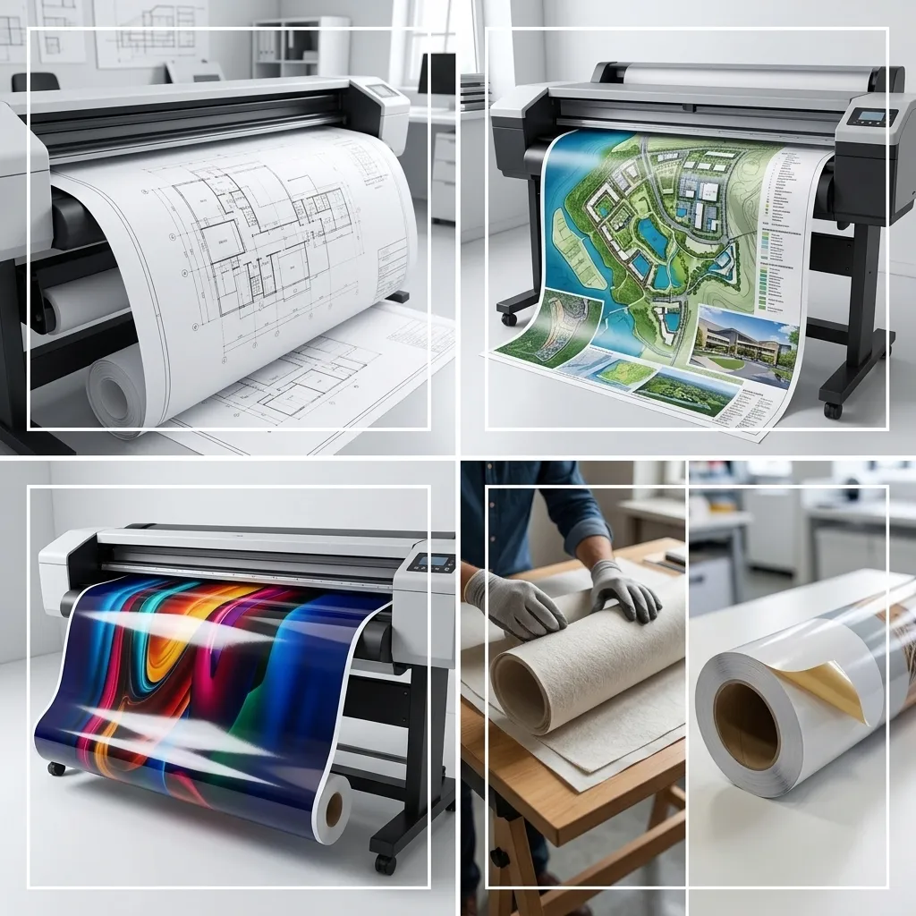 Plotter printing and large format service preview